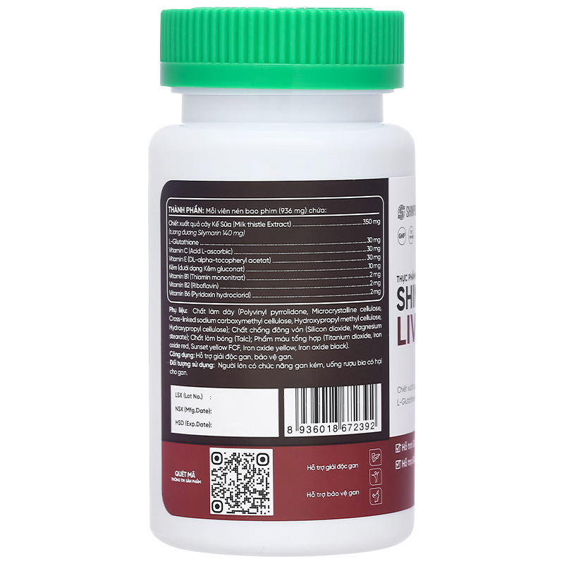 Thực phẩm bảo vệ sức khoẻ: Shincare Liver - 10